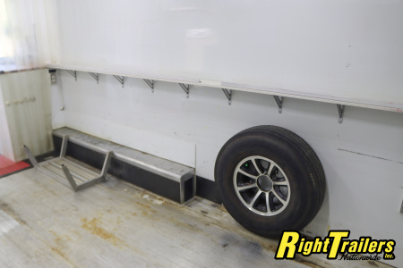 Used 2014 8.5X34 inTech GOOSENECK RACE TRAILER