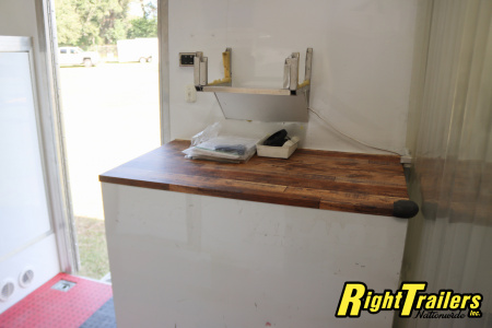 Used 2014 8.5X34 inTech GOOSENECK RACE TRAILER