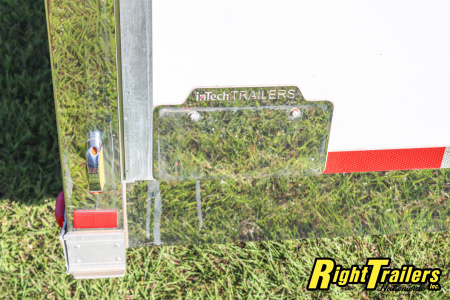 Used 2014 8.5X34 inTech GOOSENECK RACE TRAILER