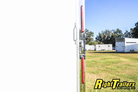 Used 2014 8.5X34 inTech GOOSENECK RACE TRAILER