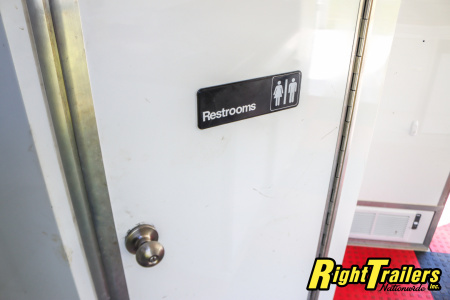 Used 2014 8.5X34 inTech GOOSENECK RACE TRAILER