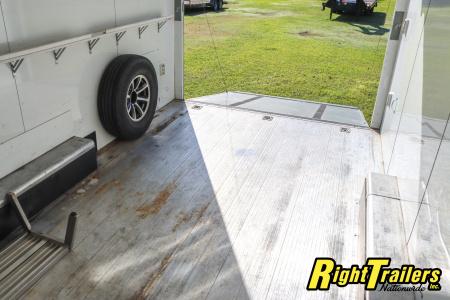 Used 2014 8.5X34 inTech GOOSENECK RACE TRAILER