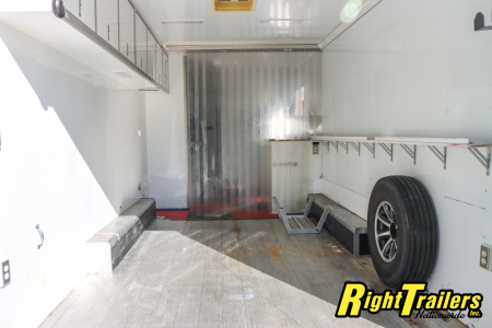 Used 2014 8.5X34 inTech GOOSENECK RACE TRAILER