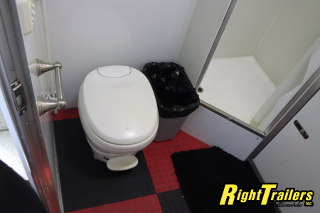 Used 2014 8.5X34 inTech GOOSENECK RACE TRAILER