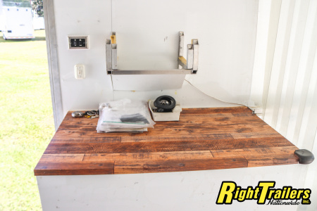 Used 2014 8.5X34 inTech GOOSENECK RACE TRAILER