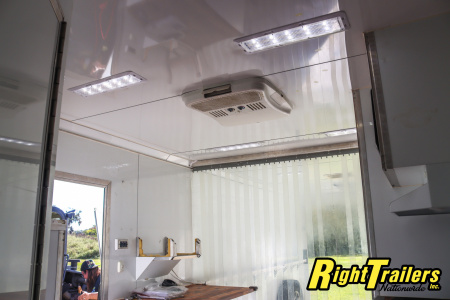 Used 2014 8.5X34 inTech GOOSENECK RACE TRAILER