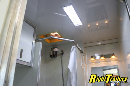 Used 2014 8.5X34 inTech GOOSENECK RACE TRAILER