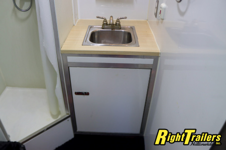 Used 2014 8.5X34 inTech GOOSENECK RACE TRAILER