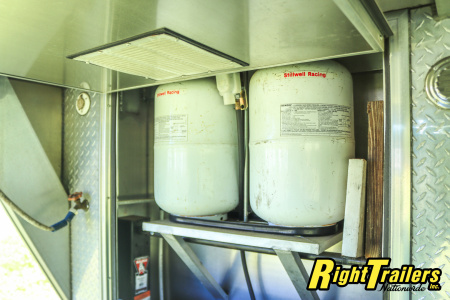 Used 2014 8.5X34 inTech GOOSENECK RACE TRAILER