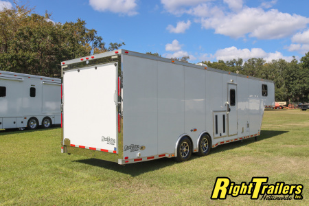 Used 2014 8.5X34 inTech GOOSENECK RACE TRAILER