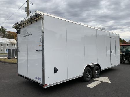New 2026 US Cargo 8.5x24 Flat Front w/ Cast Corners / 7'6 interior height/ Polycore/ Ext tongue - 9990GVW
