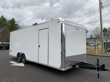 New 2026 US Cargo 8.5x24 Flat Front w/ Cast Corners / 7'6 interior height/ Polycore/ Ext tongue - 9990GVW