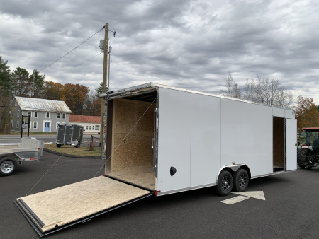 New 2026 US Cargo 8.5x24 Flat Front w/ Cast Corners / 7'6 interior height/ Polycore/ Ext tongue - 9990GVW