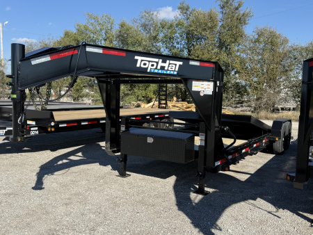 New 2026 Top Hat Trailers CT14GN-24x83 Gooseneck Tilt Trailer
