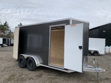 New 2026 High Country 7x14 + 18  V-Nose/ XLT Aluminum trailer /Barn Door/ 7'interior -7000GVW