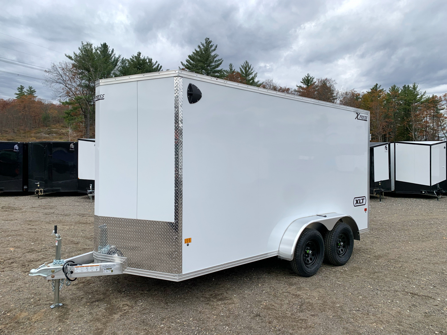 New 2026 High Country 7x14 + 18" V-Nose/ XLT Aluminum trailer /Barn Door/ 7'interior -7000GVW