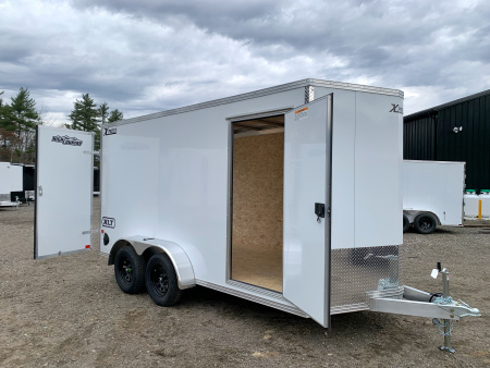 New 2026 High Country 7x14 + 18  V-Nose/ XLT Aluminum trailer /Barn Door/ 7'interior -7000GVW
