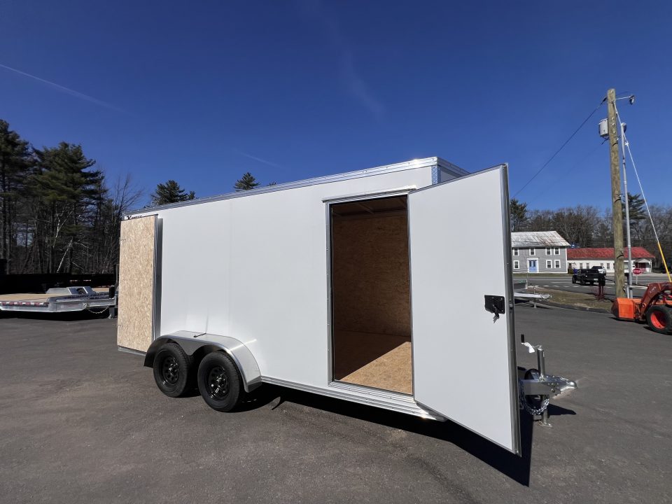 New 2026 High Country 7x16 + 18" V-Nose/ XLT Aluminum trailer /Barn Door/ 7'interior -7000GVW