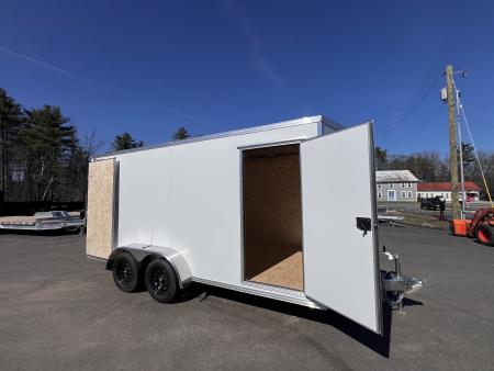 New 2026 High Country 7x16 + 18  V-Nose/ XLT Aluminum trailer /Barn Door/ 7'interior -7000GVW