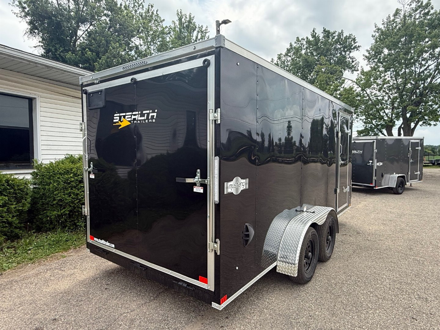 New 2025 Stealth 7 X 16 Cargo / Enclosed Trailer with Ramp Door and 6ft 6in interior Height