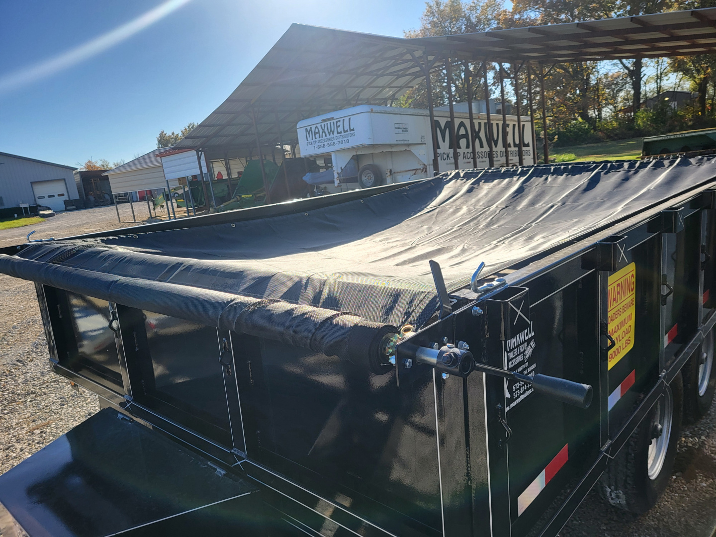 New 2026 Maxwell 96x12 Deck Over Dump Trailer