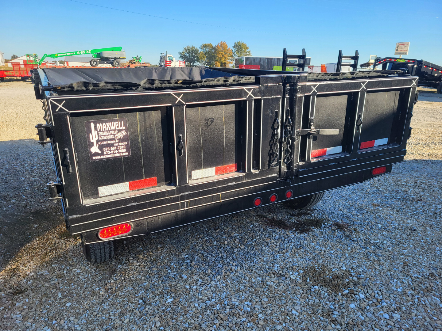 New 2026 Maxwell 96x12 Deck Over Dump Trailer