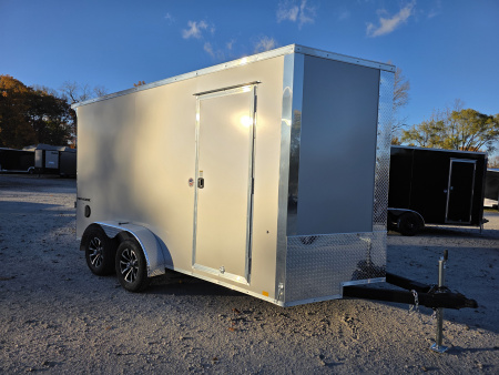 New 2026 Formula Trailers 7X14 SCREWLESS ENCLOSED CARGO TRAILER 7' INSIDE HEIGHT DRINGS RAMP DOOR Cargo