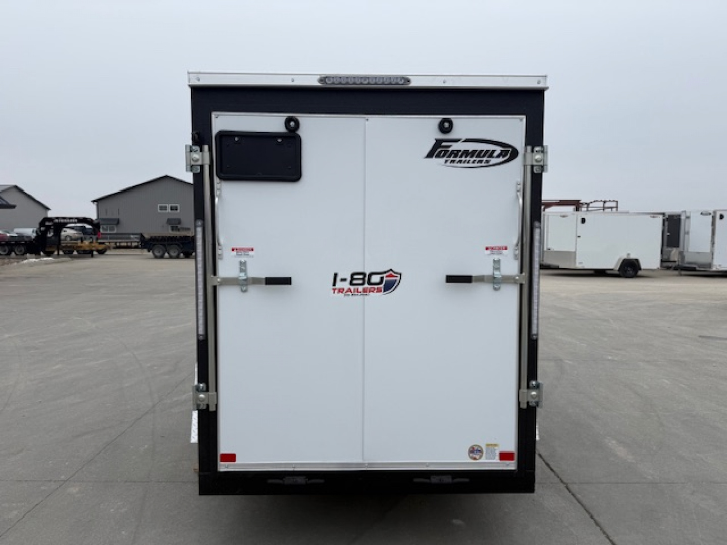 New 2026 Formula White Traverse 5'x10' 3k Flat Top V-Nose Enclosed Cargo Trailer