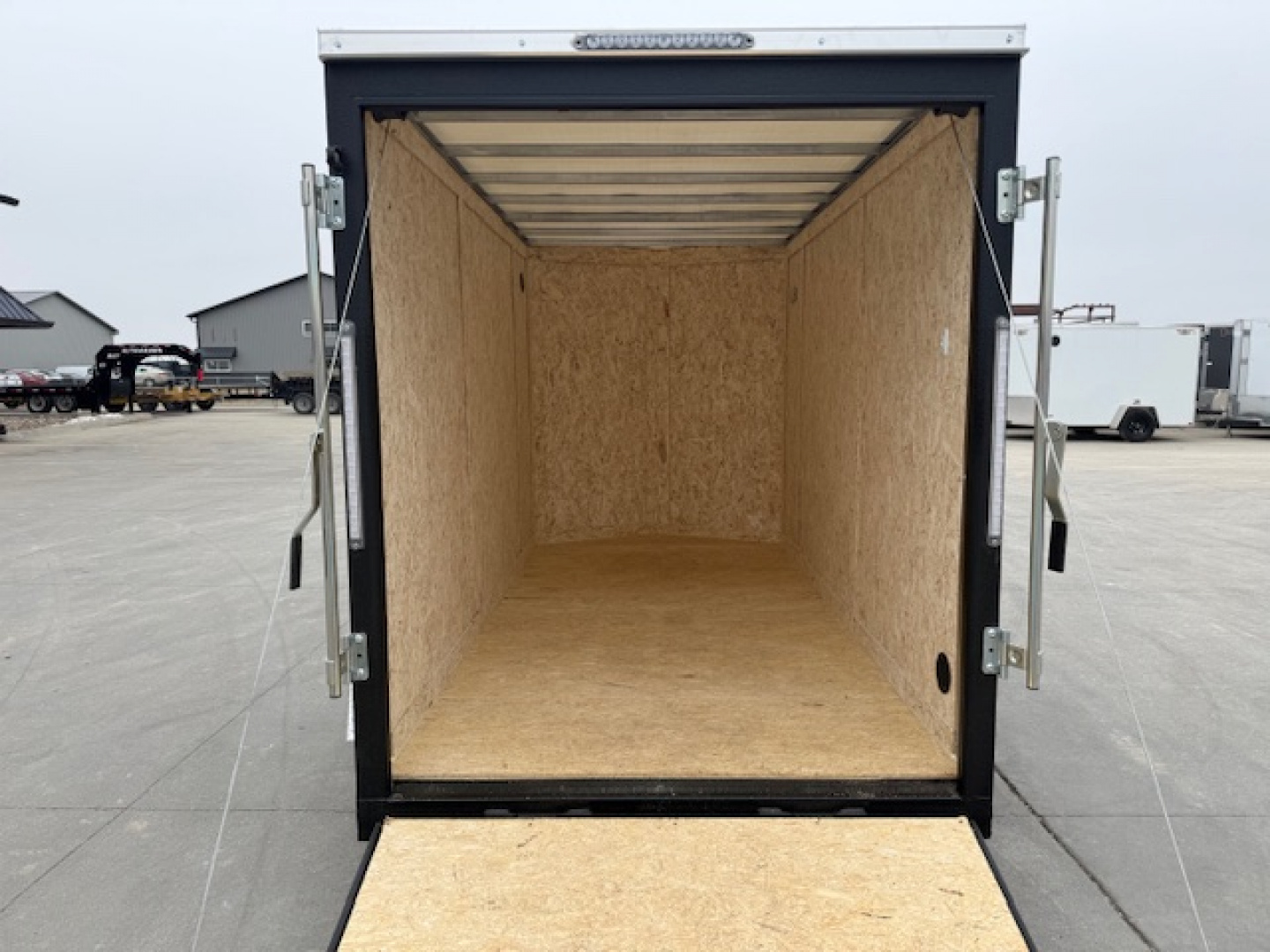 New 2026 Formula White Traverse 5'x10' 3k Flat Top V-Nose Enclosed Cargo Trailer