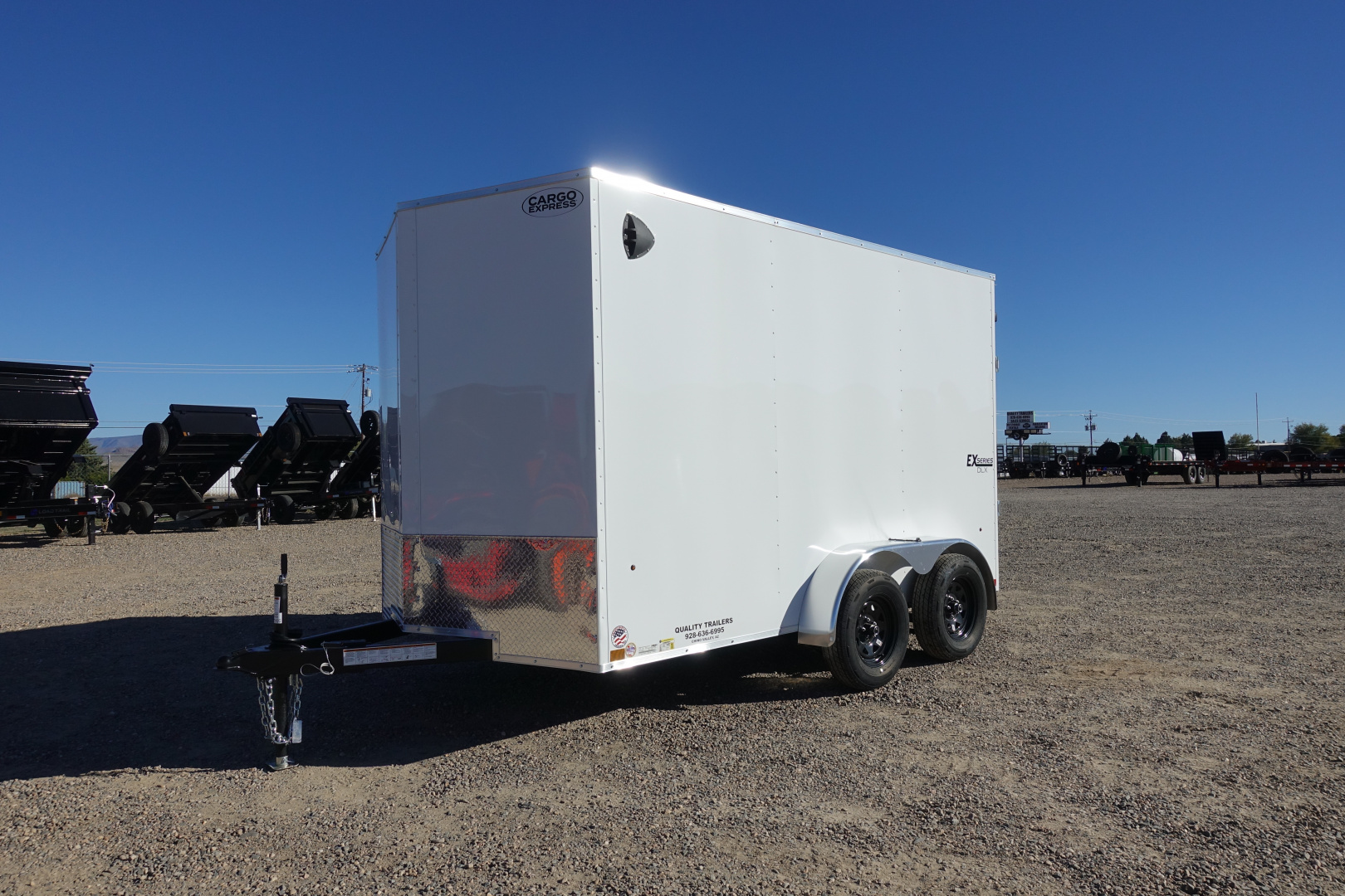 New 2026 Cargo Express DLX 7'x12' Cargo / Enclosed Trailer