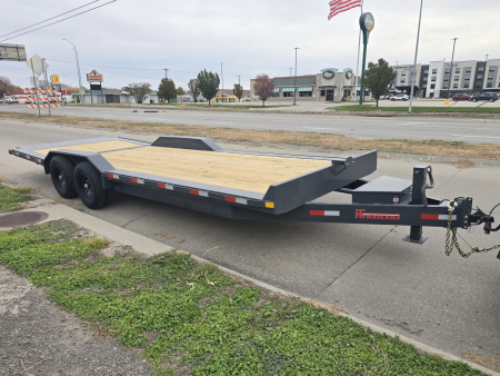 New 2026 HT Trailers 102"x24' Hydraulic Dove 14k GVWR Flatbed Trailer