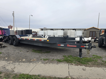 New 2026 HT Trailers 102"x24' Hydraulic Dove 14k GVWR Flatbed Trailer