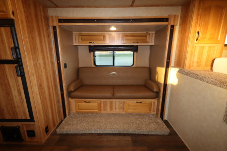 Used 2015 Bison Trailers Stock/Combo LQ Slide-out Horse Trailer