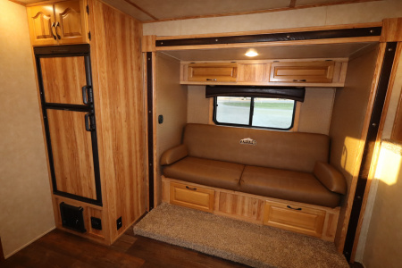 Used 2015 Bison Trailers Stock/Combo LQ Slide-out Horse Trailer