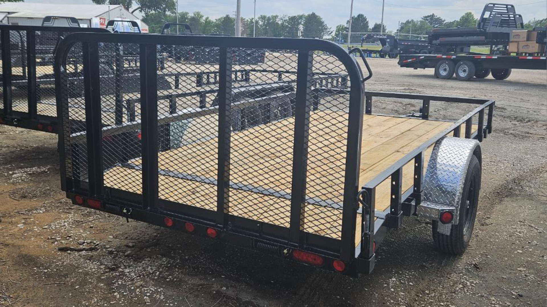 New 2026 PJ Trailers 10' x 77 in. Single Axle (U7) Utility Trailer