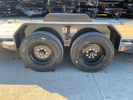 New 2026-Iron-Bull-Trailers-7×22-16K-Tilt-Deck-Equipment-Trailer-–-Heavy-Duty-Manual-Tilt-with-Toolbox-Model-TWB-T16K722II