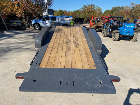 New 2026-Iron-Bull-Trailers-7×22-16K-Tilt-Deck-Equipment-Trailer-–-Heavy-Duty-Manual-Tilt-with-Toolbox-Model-TWB-T16K722II