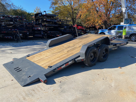 New 2026-Iron-Bull-Trailers-7×22-16K-Tilt-Deck-Equipment-Trailer-–-Heavy-Duty-Manual-Tilt-with-Toolbox-Model-TWB-T16K722II