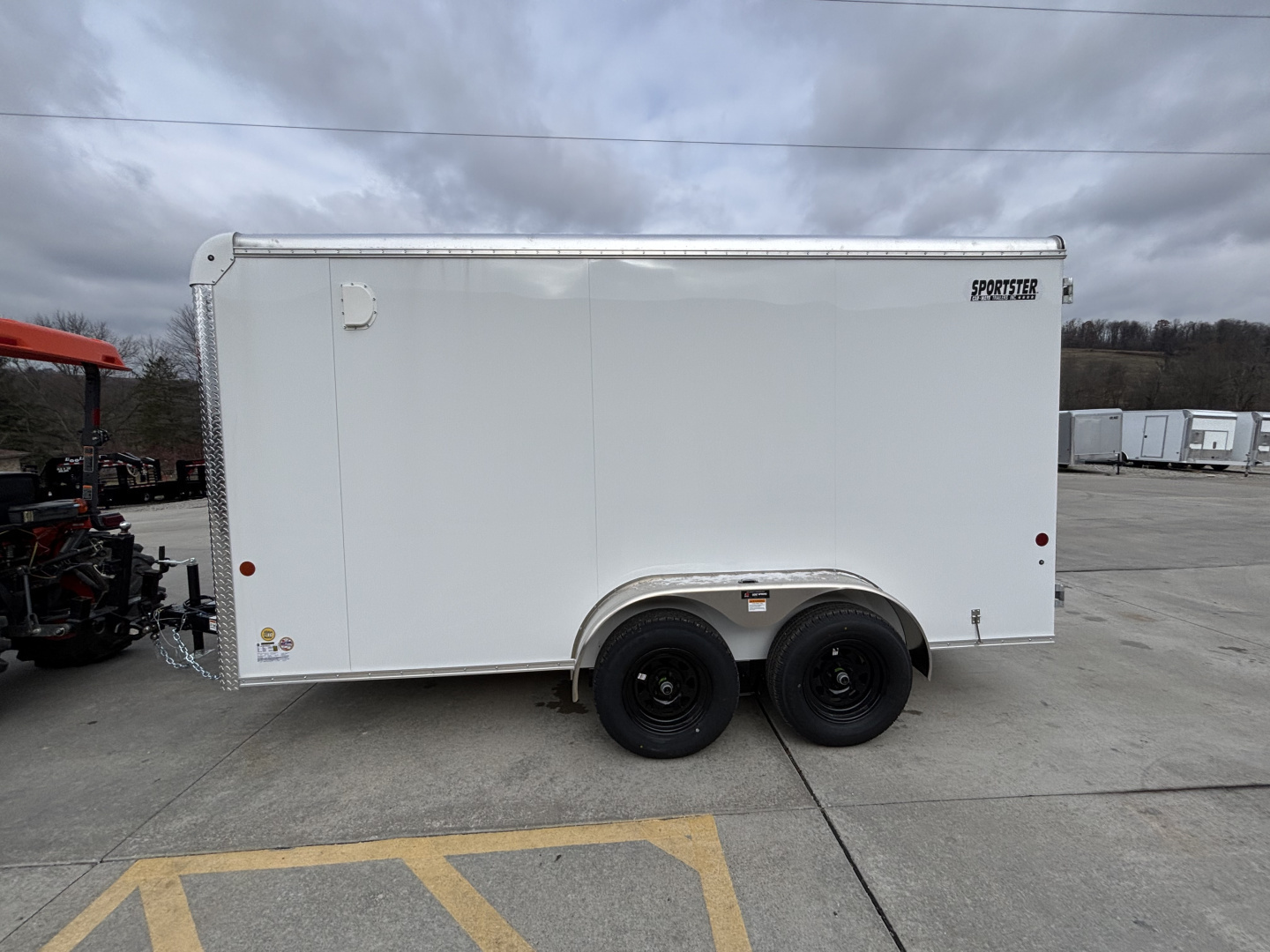 New 2026 Car Mate Trailers 7x14 Sportster HD Enclosed Trailer w/ Barn Doors - 7000# GVWR