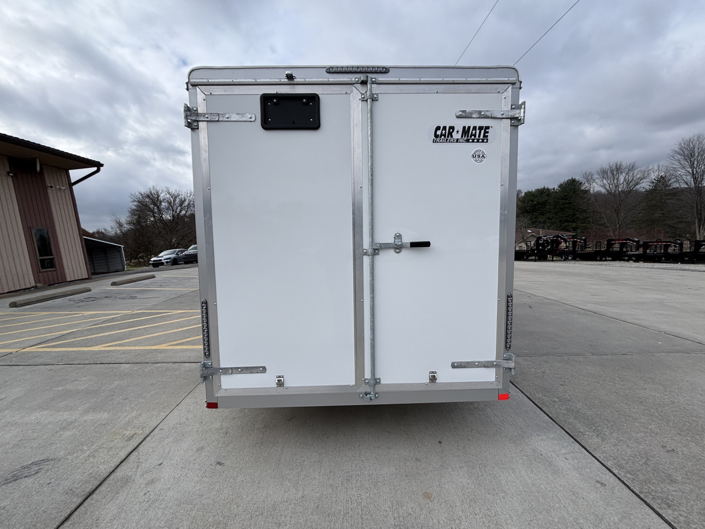 New 2026 Car Mate Trailers 7x14 Sportster HD Enclosed Trailer w/ Barn Doors - 7000# GVWR