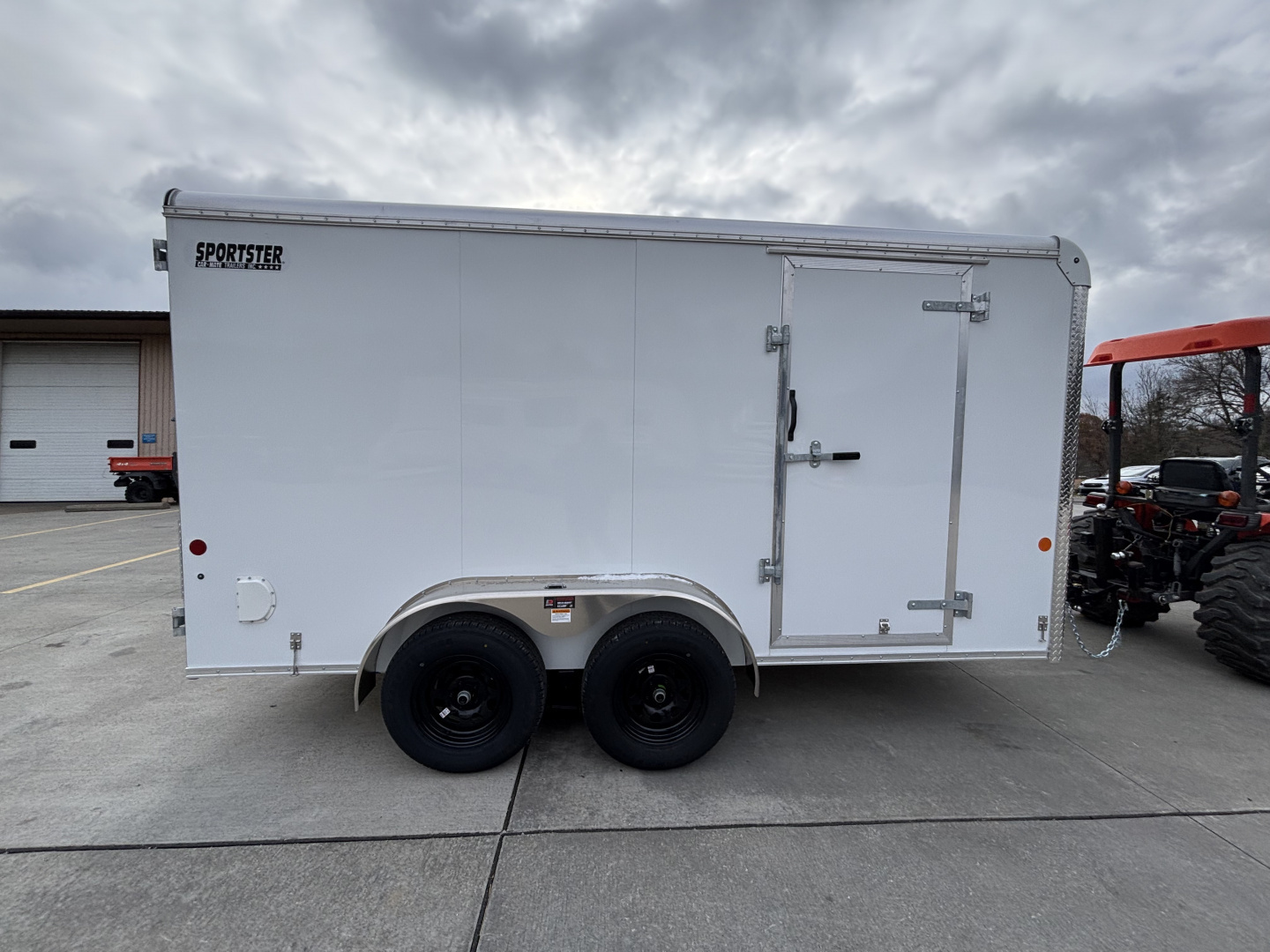 New 2026 Car Mate Trailers 7x14 Sportster HD Enclosed Trailer w/ Barn Doors - 7000# GVWR
