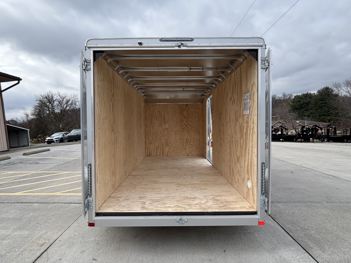 New 2026 Car Mate Trailers 7x14 Sportster HD Enclosed Trailer w/ Barn Doors - 7000# GVWR