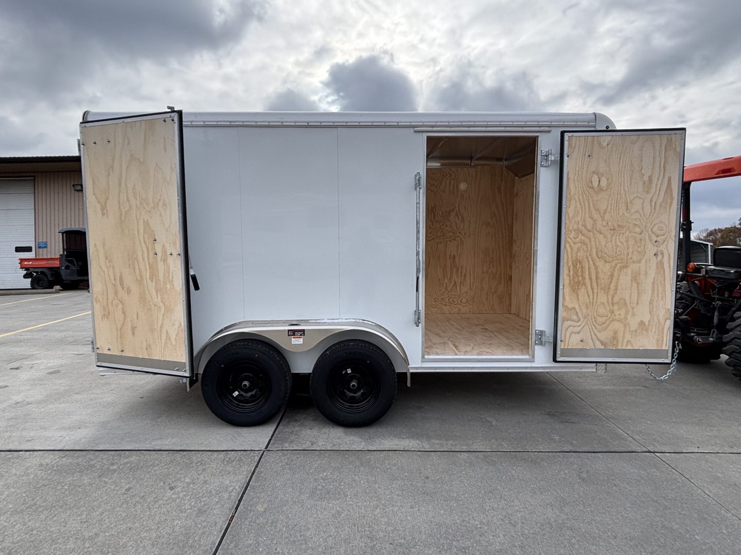 New 2026 Car Mate Trailers 7x14 Sportster HD Enclosed Trailer w/ Barn Doors - 7000# GVWR
