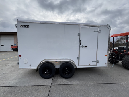 New 2026 Car Mate Trailers 7x14 Sportster HD Enclosed Trailer w/ Barn Doors - 7000# GVWR