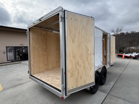 New 2026 Car Mate Trailers 7x14 Sportster HD Enclosed Trailer w/ Barn Doors - 7000# GVWR