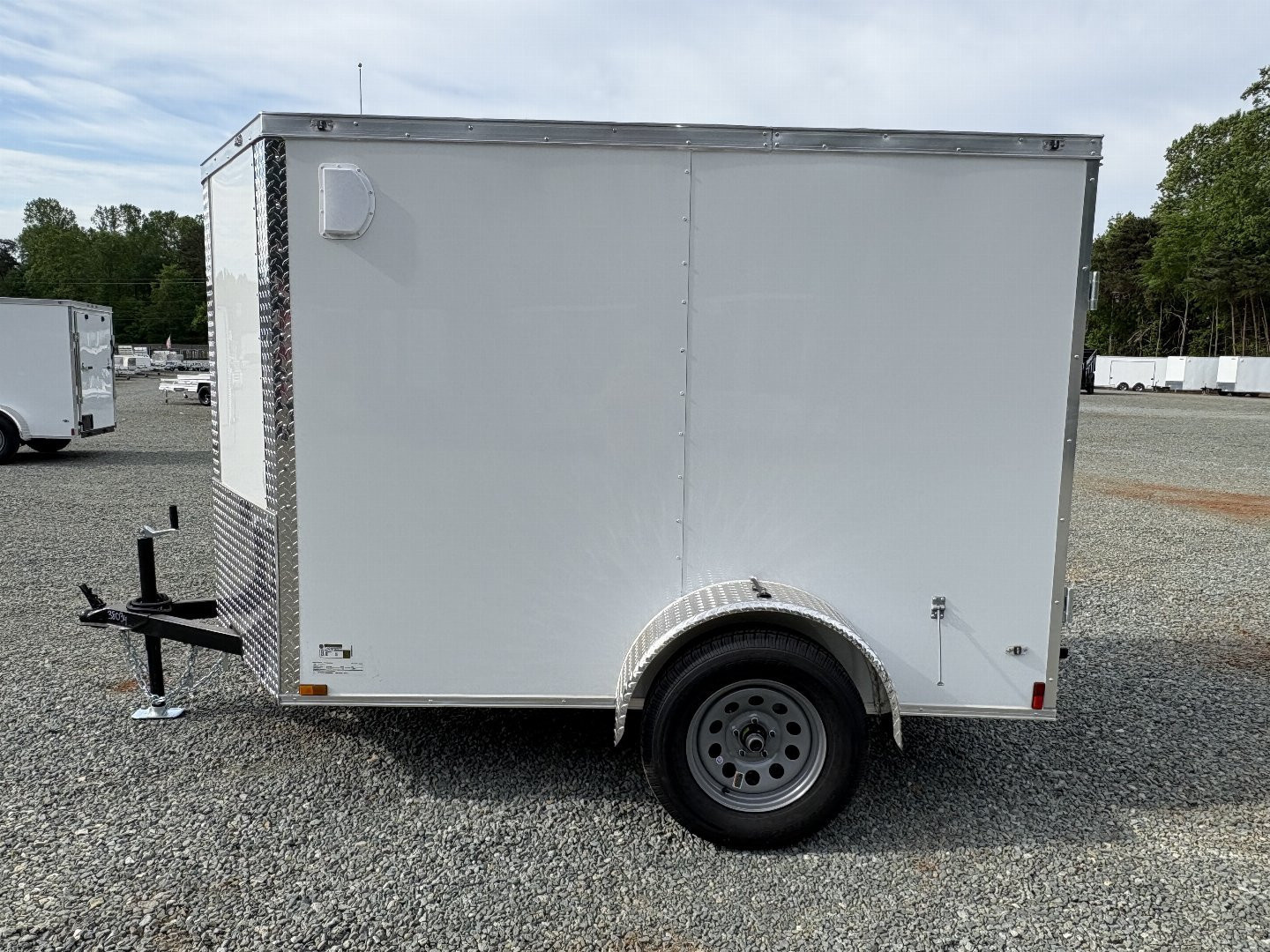 New 2026 Anvil 5X8 w/ Double Doors, Extra Height, & Side Door Cargo / Enclosed Trailer