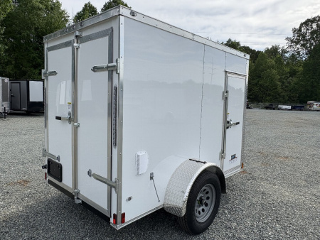 New 2026 Anvil 5X8 w/ Double Doors, Extra Height, & Side Door Cargo / Enclosed Trailer