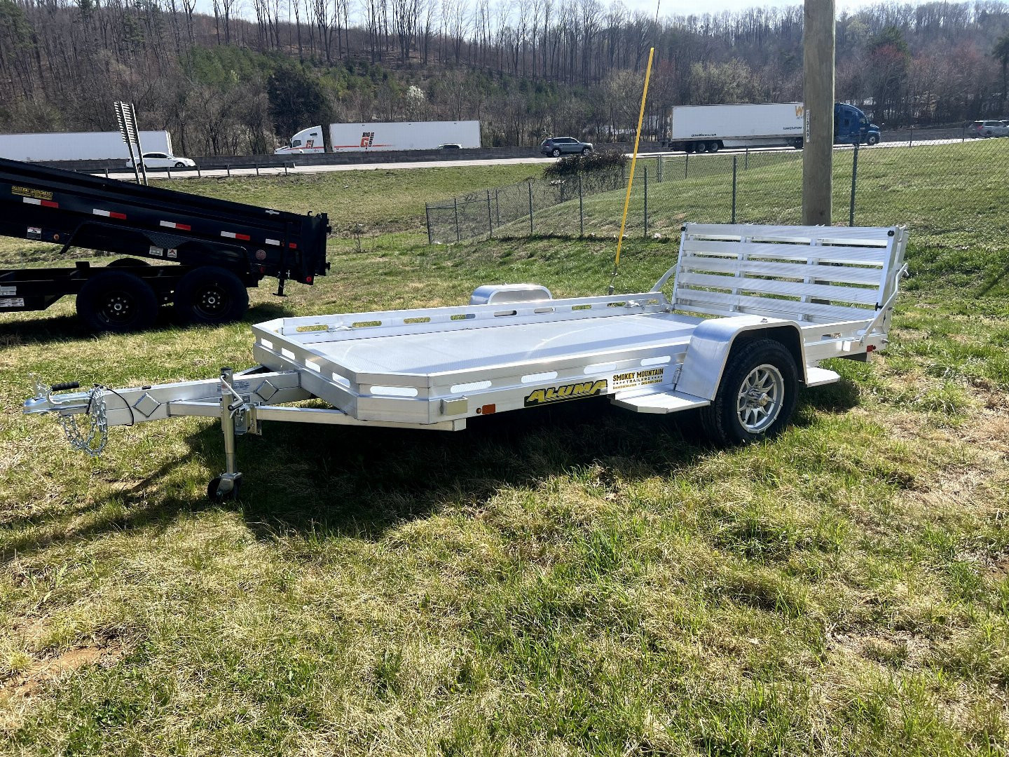 New 2026 Aluma 7712H-BT Utility Trailer