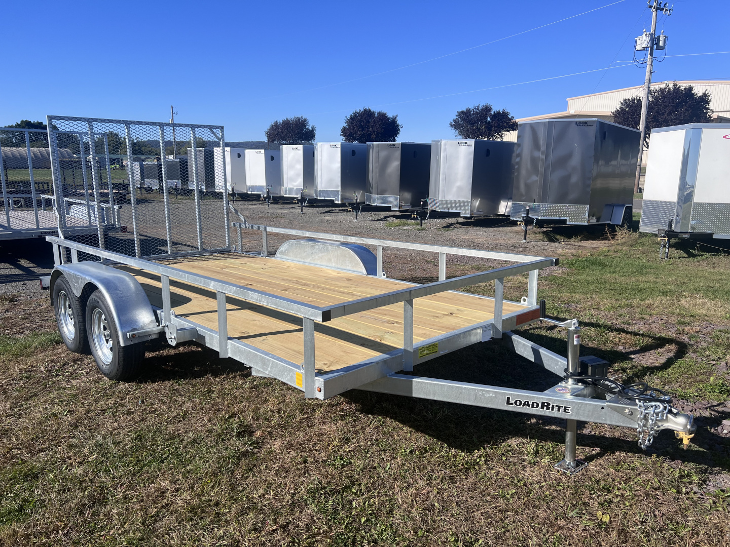 New 2026 Load Rite 6.5X14 7K Utility Trailer