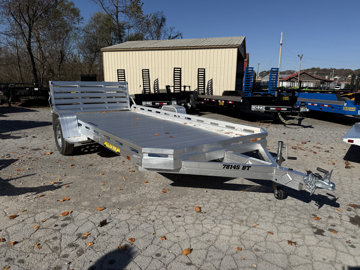 New 2026 Aluma 7814S-BT Utility Trailer